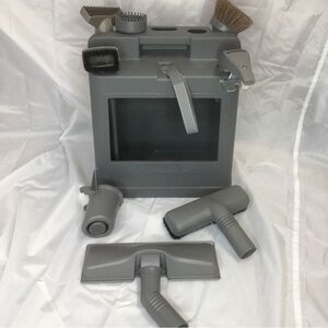 Kirby Vacuum Cleaner Caddy Attachment Set & Tool Brushes OEM Gray Nozzle EUC